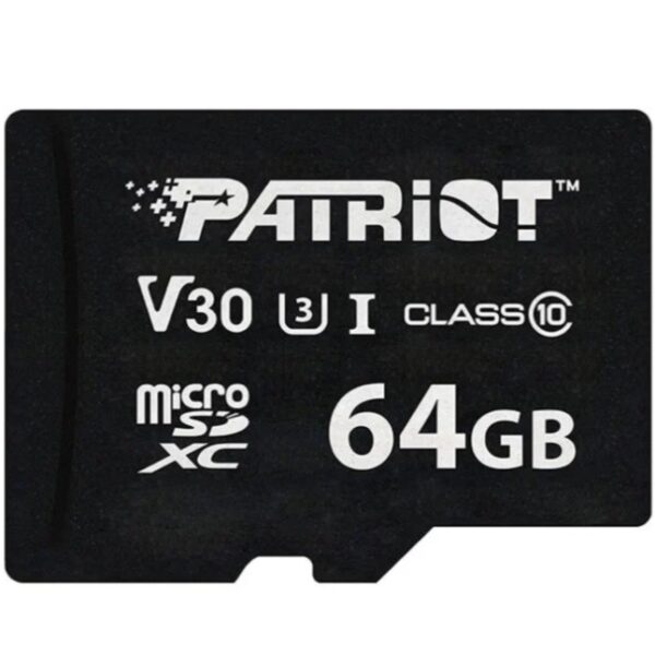Patriot VX Series SDXC 64GB Class 10 U3 V30 UHS-I