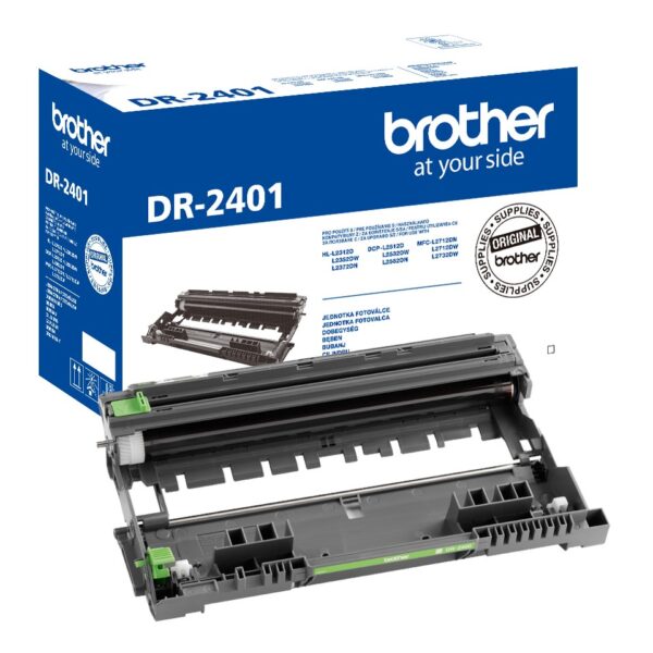 Brother DR-2401 Γνήσιο Drum Laser Εκτυπωτή Μαύρο 12000 Σελίδων (DR-2401)