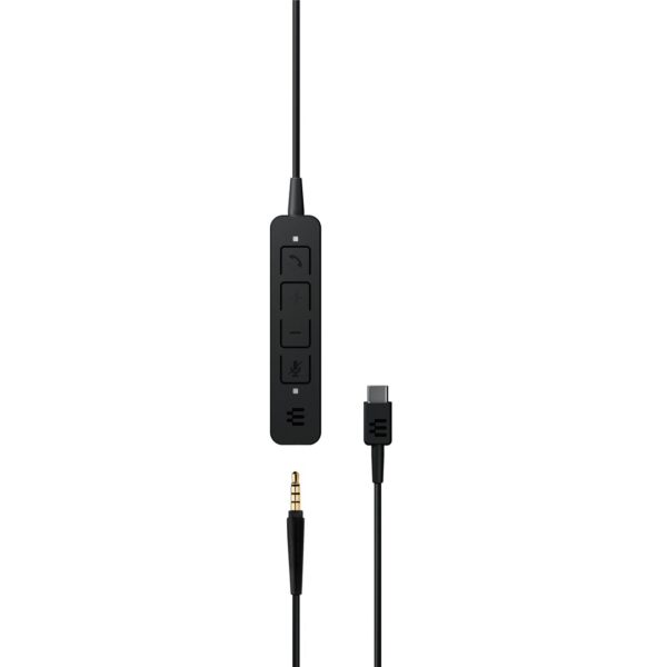 Epos Adapt 165 USB-C II On Ear Multimedia Ακουστικά με μικρόφωνο και σύνδεση 3.5mm Jack / USB-C