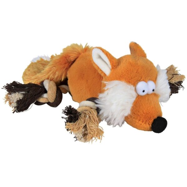 Trixie Fox Toy Rope Λούτρινο Παιχνίδι Σκύλου με Ήχο Small 34εκ.