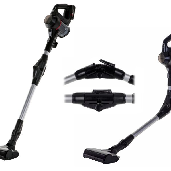 Bosch BBS712A stick vacuum/electric broom Bagless 0.3 L Black, Stainless steel