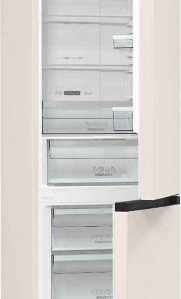 Gorenje Ψυγειοκαταψύκτης 331lt Total NoFrost Μπεζ NRK6202AC4