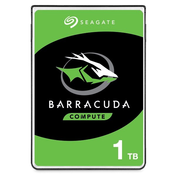 Seagate BarraCuda internal hard drive 1 TB 5400 RPM 128 MB 2.5" Serial ATA III (ST1000LM048)