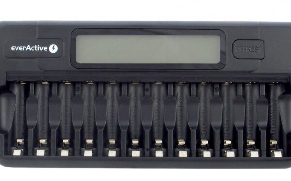 everActive NC-1200 Φορτιστής 12 Μπαταριών Ni-Cd/Ni-MH Μεγέθους AA/AAA