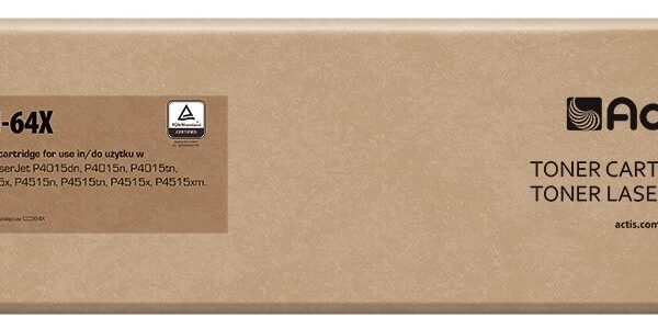 Actis Συμβατό Toner για Laser Εκτυπωτή HP 64X CC364X 24000 Σελίδων Μαύρο