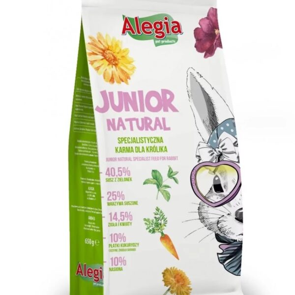 Alegia Τροφή για Νεαρό Κουνέλι 650gr