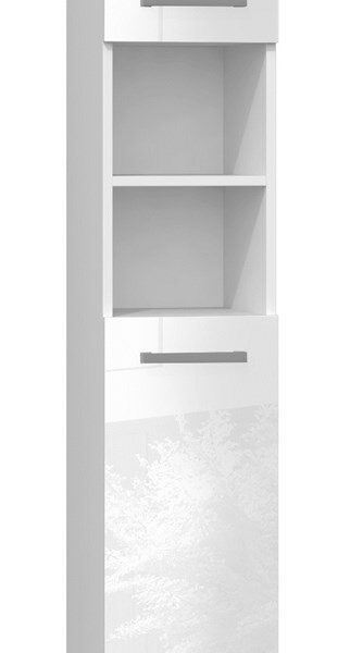 Topeshop Marbela Στήλη Μπάνιου Δαπέδου Μ32xΒ30xΥ183cm Λευκή
