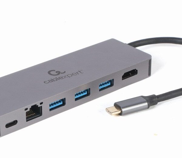 Cablexpert USB-C Docking Station με HDMI 4K PD Ethernet (A-CM-COMBO5-05)