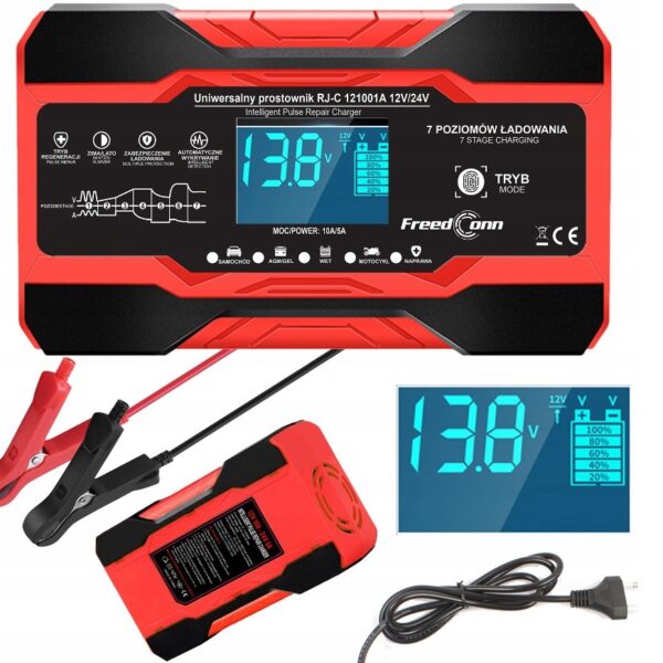 FreedConn Φορτιστής Μπαταρίας 12V