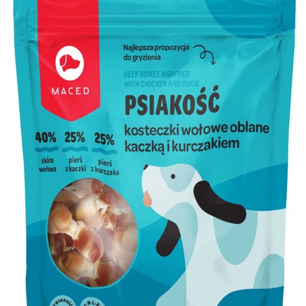 Maced Meat Discs Κόκκαλο για Σκύλους με Γεύση Κοτόπουλο 500gr