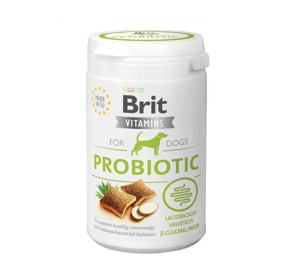 Brit Vitamins Probiotic Πολυβιταμίνες Σκύλου σε Δισκία 150gr για Γαστρεντερικές Διαταραχές