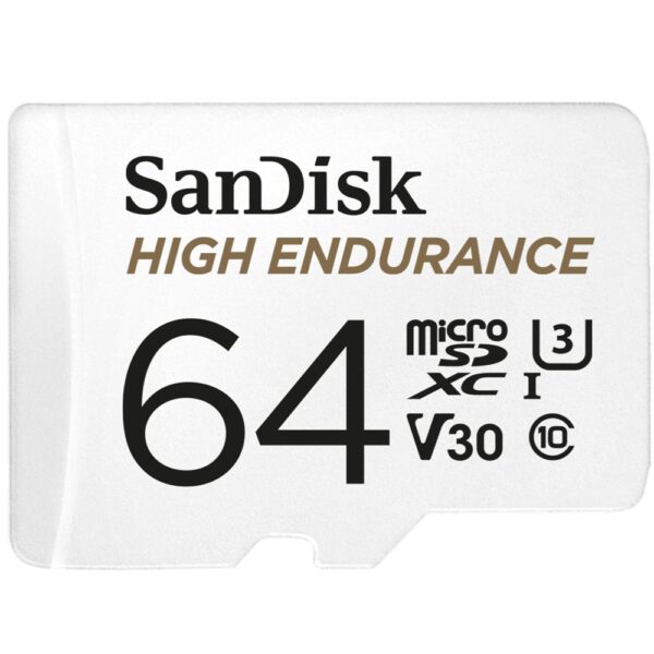 Sandisk High Endurance microSDXC 64GB Class 10 U3 V30 UHS-I