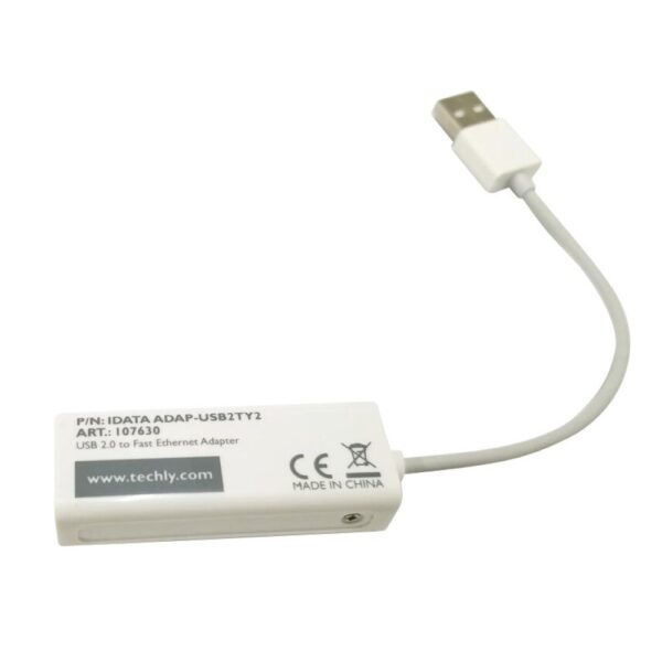 Techly 107630 USB Αντάπτορας Δικτύου για Ενσύρματη σύνδεση Ethernet