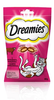 Dry Food Λιχουδιές Σνακ με Βοδινό για Ενήλικες Γάτες 60gr