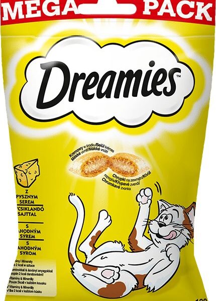 Catisfactions Dreamies Λιχουδιές Σνακ με Τυρί Σνακ με Τυρί για Ενήλικες Γάτες 180gr