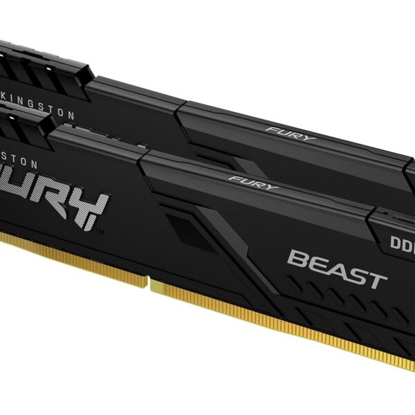 Kingston Technology FURY Beast 16GB 3200MT/s DDR4 CL16 DIMM (Kit of 2) Black