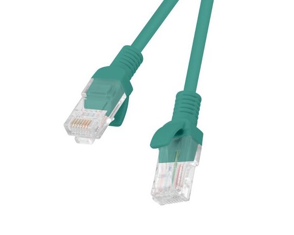Lanberg U/UTP Cat.6 Καλώδιο Δικτύου Ethernet 0.5m Πράσινο 1τμχ