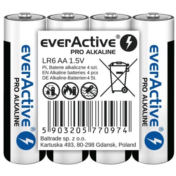 everActive Pro (tray) AA 1.5V 4τμχ LR6PRO4T