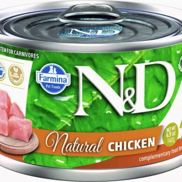 FARMINA N&D Cat Natural Chicken - wet cat food - 140 g