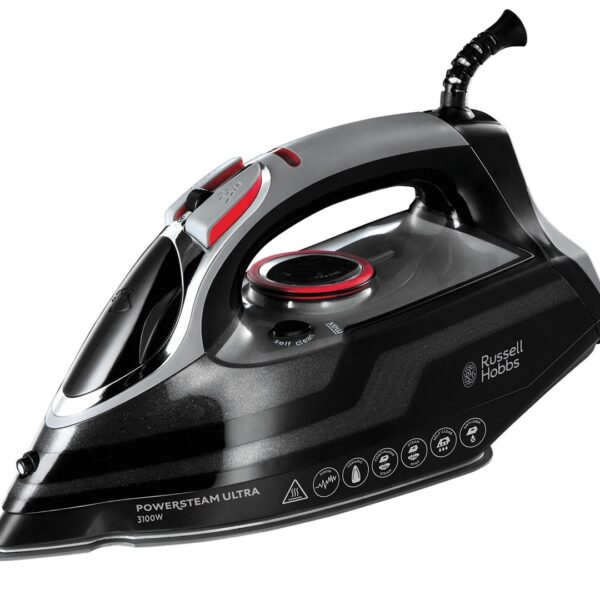 Russell Hobbs 20630-56 iron Dry & Steam iron Ceramic soleplate 3100 W Black, Grey