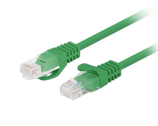 Lanberg U/UTP Cat.6 Καλώδιο Δικτύου Ethernet 1m Πράσινο 1τμχ