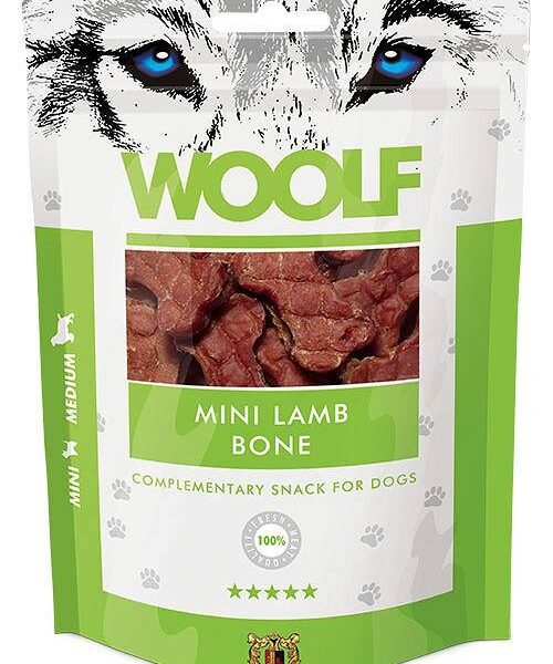 Woolf Snacks Mini Bone Λιχουδιά Σκύλου με Αρνί 100gr