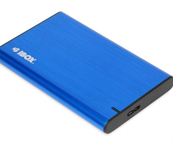iBox HD-05 Θήκη για Σκληρό Δίσκο 2.5" SATA III με σύνδεση USB 3.1 σε Μπλε χρώμα