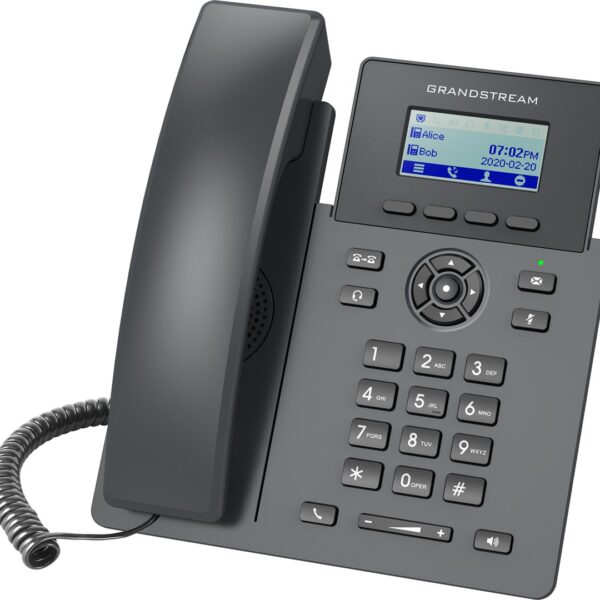 Grandstream GRP2601 Ενσύρματο Τηλέφωνο IP 2 γραμμών Μαύρο