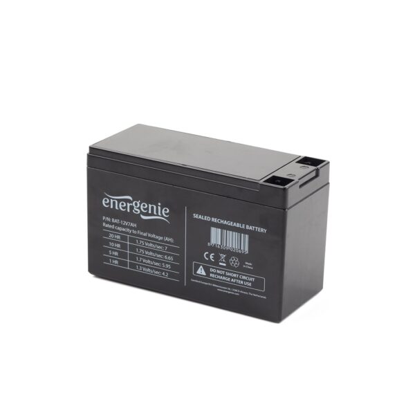 Energenie με Χωρητικότητα 7Ah και Τάση 12V BAT-12V7AH 1τμχ