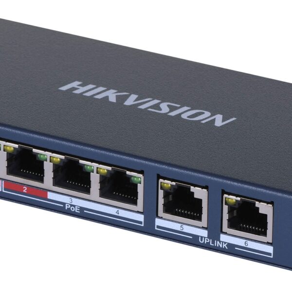Hikvision DS-3E0106HP-E Unmanaged PoE+