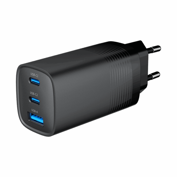 Gembird TA-UC-PDQC65-01-BK USB-C Χωρίς Καλώδιο 65W