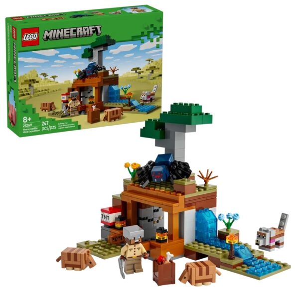 Lego Minecraft The Armadillo Mine Expedition για 8+ Ετών 247τμχ