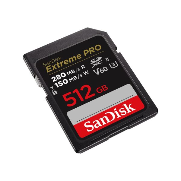 Sandisk Extreme Pro SDXC 512GB Class 10 U3 V60 UHS-I