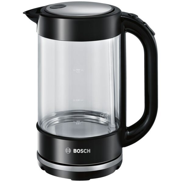 Bosch TWK 70B03 1.7lt με Ισχύ 2400W Μαύρος