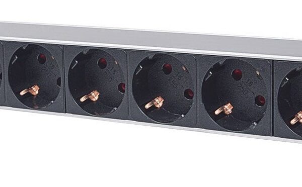 Intellinet Vertical Rackmount 12-Way Power Strip Μαύρο