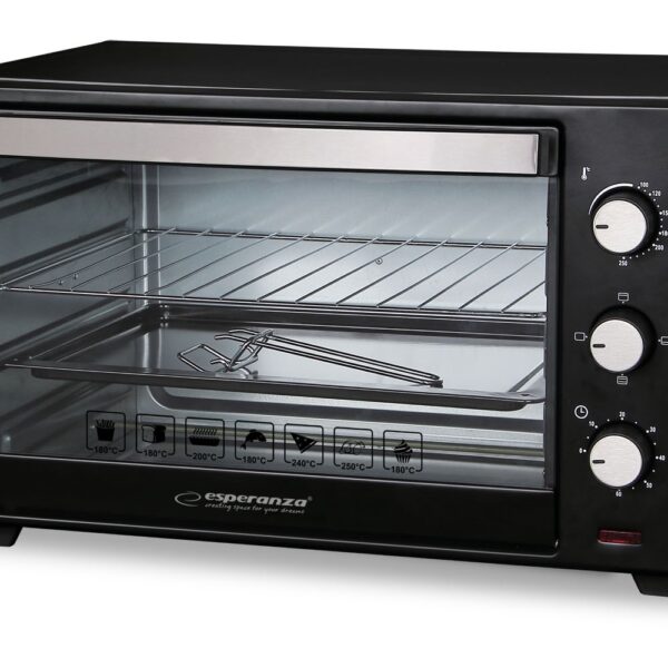Esperanza EKO008 Mini Oven 20 l 1600 W Black