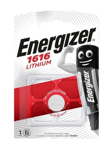 Energizer Μπαταρία Λιθίου Ρολογιών CR1616 3V 1τμχ