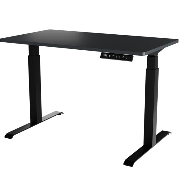 Γραφείο Gaming με Ρυθμιζόμενο Ύψος 121x67x72εκ. Black