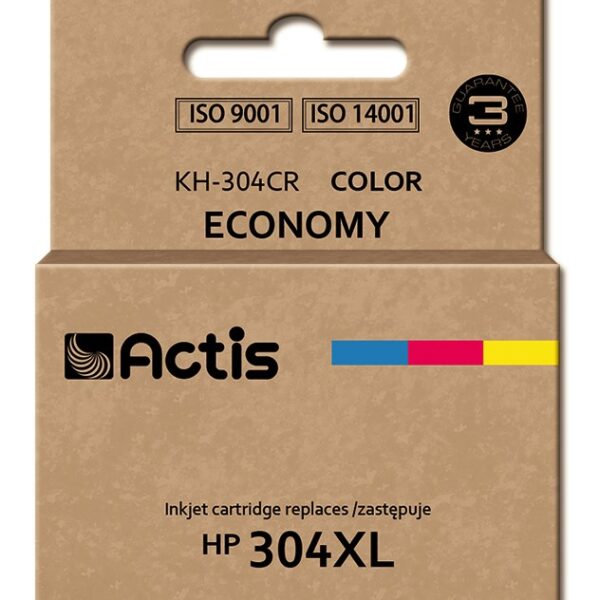 Actis Συμβατό Μελάνι Εκτυπωτή InkJet HP 304XL N9K07AE 18ml Πολλαπλό (Color)