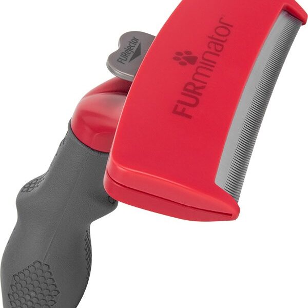 FURminator Undercoat Tool Χτένα XLarge για Μακρύτριχους Σκύλους με Ξυράφι για Απομάκρυνση Τριχών Μαύρο