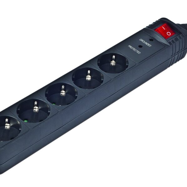 Energenie Πολύπριζο Ασφαλείας 5 Θέσεων με Διακόπτη και Καλώδιο 3m