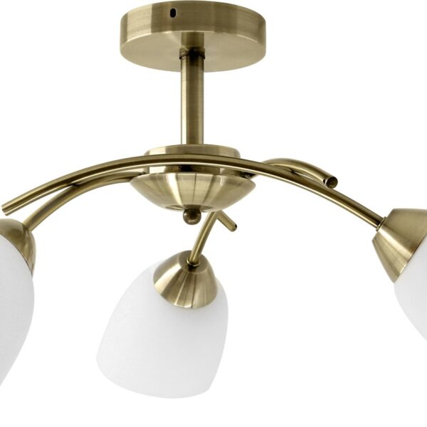 Activejet Classic ceiling chandelier pendant lamp NIKITA Patina triple 3xE27 for living room
