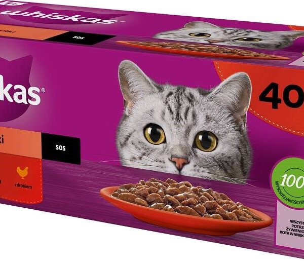 Whiskas Classic Meals In Sauce 40x85gr