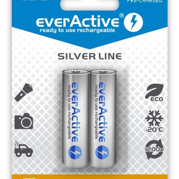 everActive Silver Line AA 2000mAh 1.2V 2τμχ