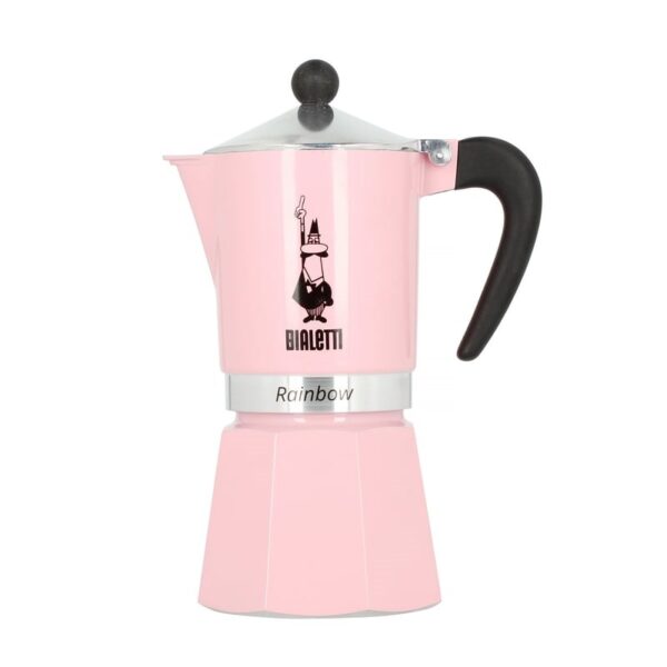 Bialetti Rainbow Ηλεκτρικό Μπρίκι Espresso 6cups Ροζ