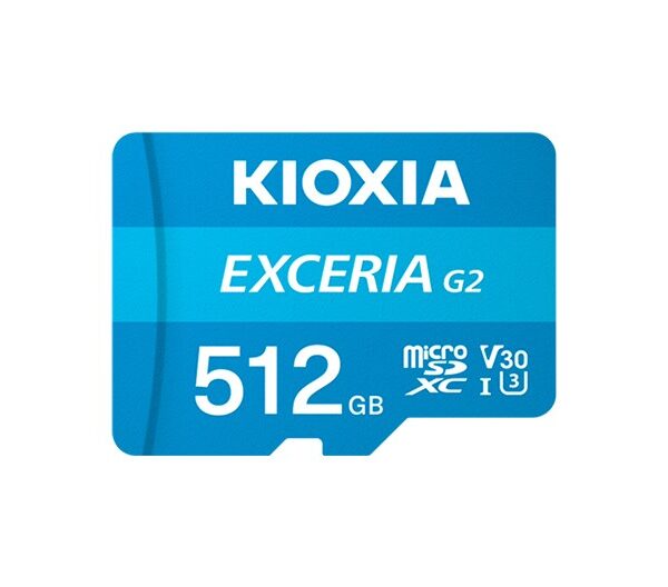 Kioxia Exceria G2 microSDXC 512GB Class 10 U3 V30 UHS-II