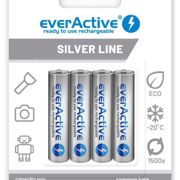 everActive Silver Line AAA 800mAh 1.2V 4τμχ