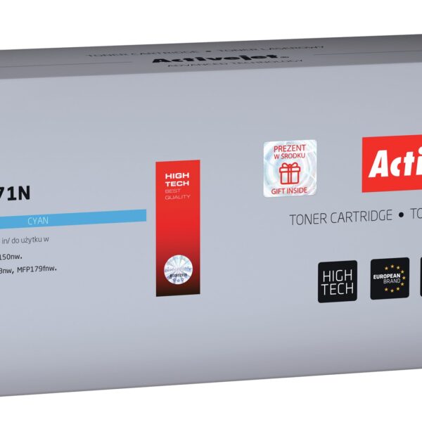 Active Jet Συμβατό Toner για Laser Εκτυπωτή HP 117A 2071A 700 Σελίδων Κυανό