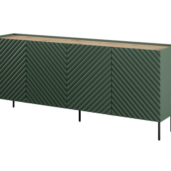 4D2SZ ONDA chest of drawers 200x45xH85 green