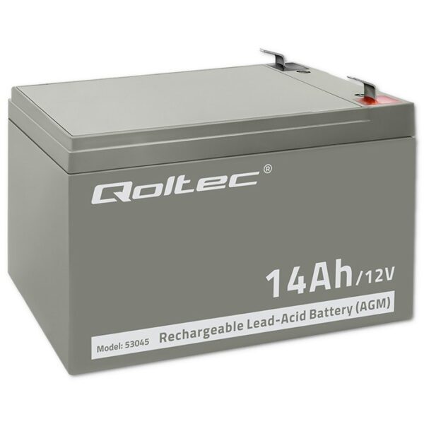 Qoltec με Χωρητικότητα 14Ah και Τάση 12V 53045 1τμχ